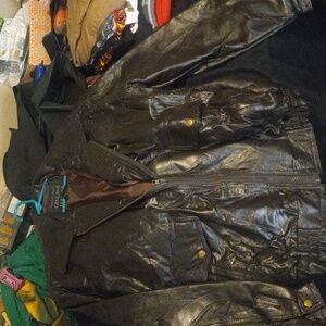 Mens XL Maxam Patchwork mosaic leather bomber jacket